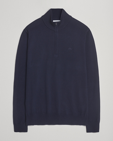 J.Lindeberg Kiyan Merino Half Zip Navy – Sininen
