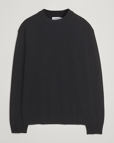 J.Lindeberg Kino Merino Crew Neck Black – Musta