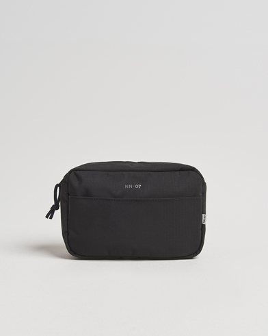 NN07 Nylon Ripstop Washbag Black – Musta