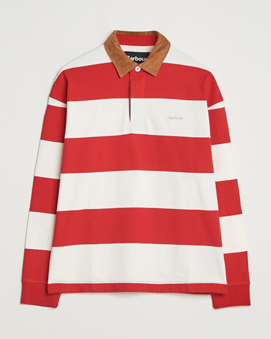 Barbour Heritage Newclose Rugby Shirt Brick Red – Monivärinen