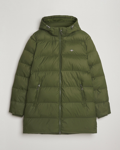 GANT The Active Cloud Mid Length Jacket Country Green – Vihreä