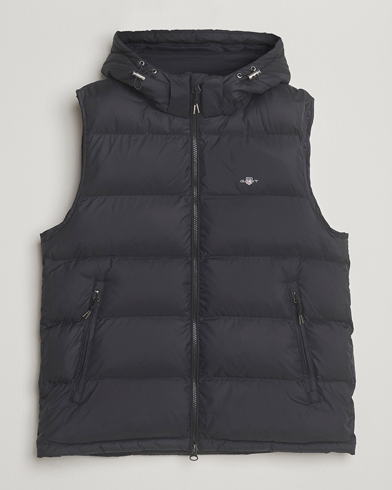 GANT The Active Cloud Vest Black – Musta