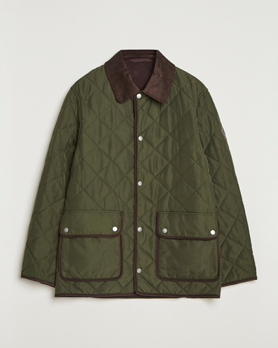 GANT Quilted Fleece Jacket Green Lagoon – Vihreä