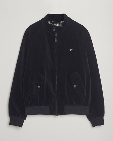 GANT Corduroy Harrington Jacket Evening Blue – Sininen