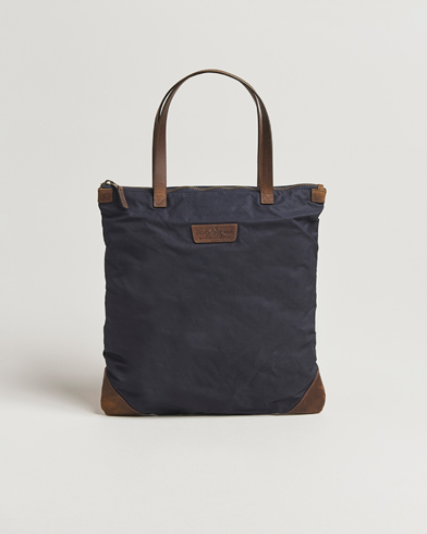 GANT Waxed Cotton Tote Bag Evening Blue – Sininen