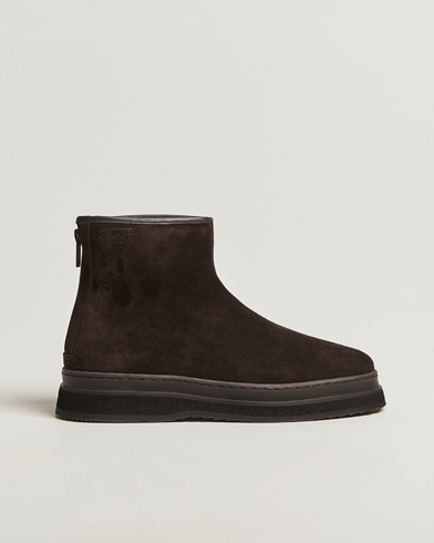 GANT Blistown Shearling Suede Curling Boot Espresso Brown – Ruskea