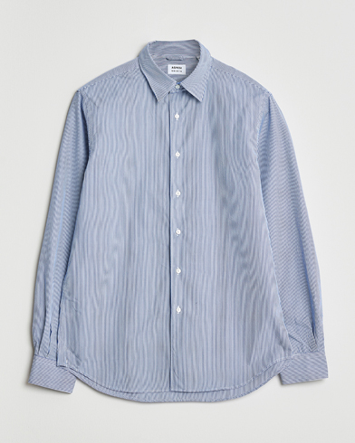 Aspesi Striped Poplin Shirt Light Blue – Sininen