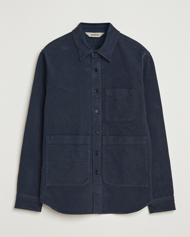 Aspesi Moleskine Utility Shirt Navy – Sininen