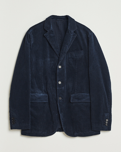Aspesi Corduroy Blazer Navy – Sininen