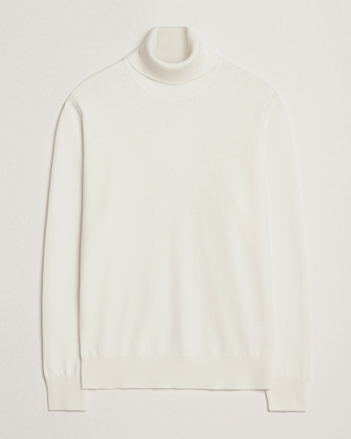 Brunello Cucinelli 2 Ply Cashmere Rollneck Panama – Valkoinen