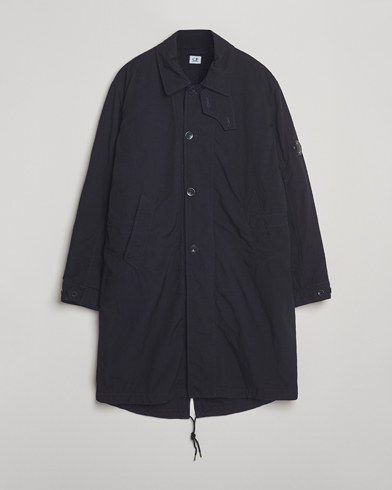 C.P. Company Twill Garment Dyed Lined Coat Navy – Sininen