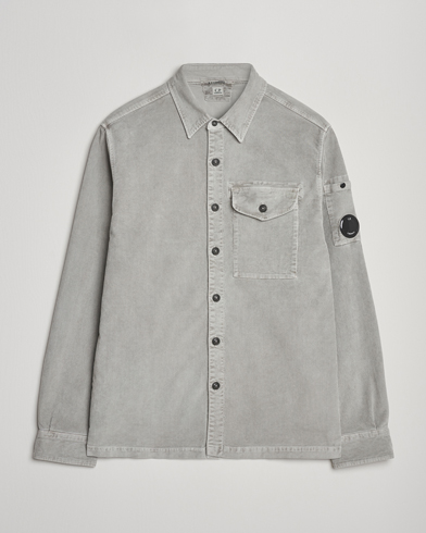 C.P. Company Corduroy Lens Overshirt Grey – Harmaa
