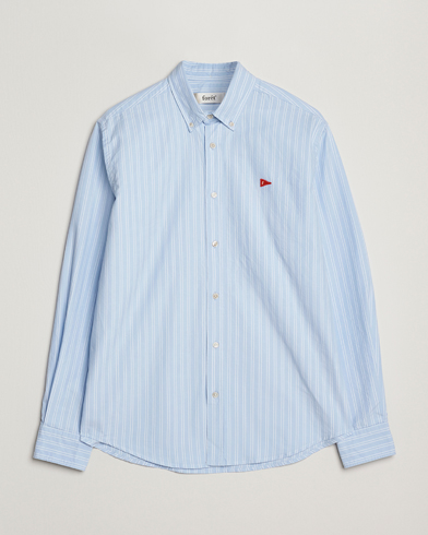 Forét Flag Regular Fit Oxford Shirt Light Blue Stripe – Sininen