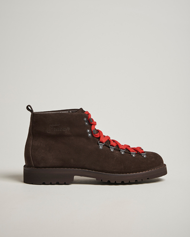 Fracap M120 Suede Boot Dark Brown – Ruskea