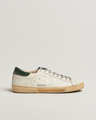Golden Goose Super-Star Sneakers White/Green – Valkoinen