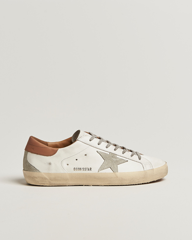 Golden Goose Super-Star Sneakers White/Light Brown – Valkoinen
