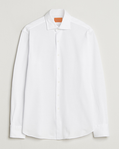 Grigio Cotton Jersey Shirt White – Valkoinen