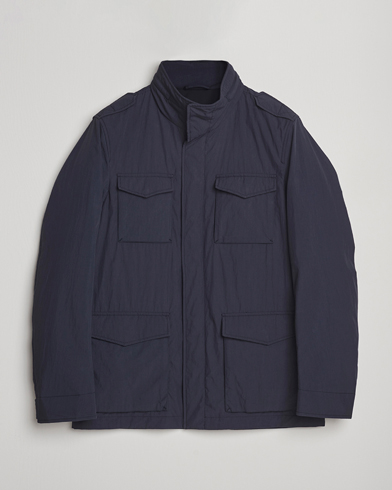 Herno Soft Nylon Field Jacket Navy – Sininen