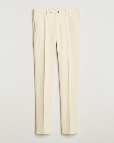 Incotex Slim Fit Cotton Stretch Chinos Off White – Valkoinen