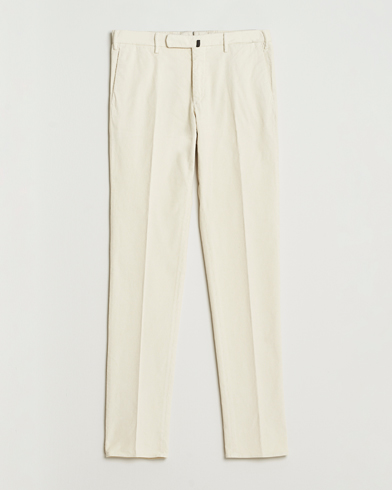 Incotex Slim Fit Baby Corduroy Trousers Off White – Valkoinen