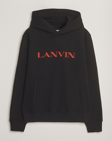 Lanvin Logo Hoodie Black – Musta