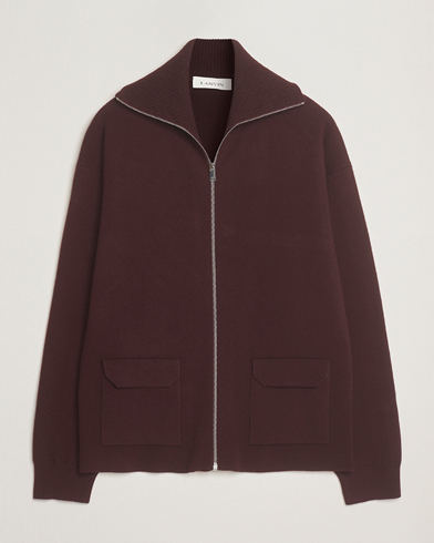 Lanvin Cashmere Cardigan Jacket Bacchus – Punainen