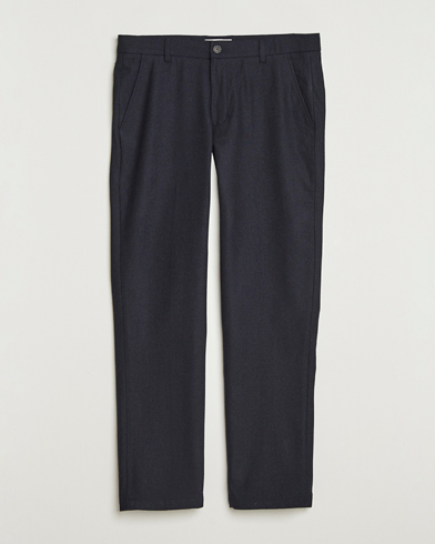LES DEUX Como Reg Wool Pants Dark Navy – Sininen