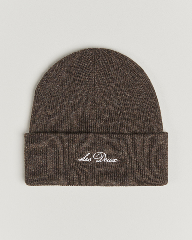 LES DEUX Wayne Wool Beanie Mountain Gray – Harmaa