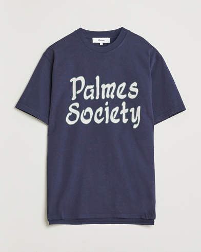 Palmes Society T-Shirt Navy – Sininen