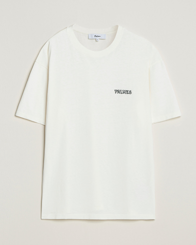 Palmes Logo T-Shirt Broken White – Valkoinen