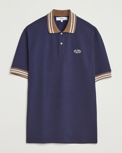 Palmes Oval Pique Polo Dark Blue – Sininen