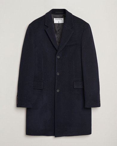 Filippa K William Wool Coat Navy – Sininen