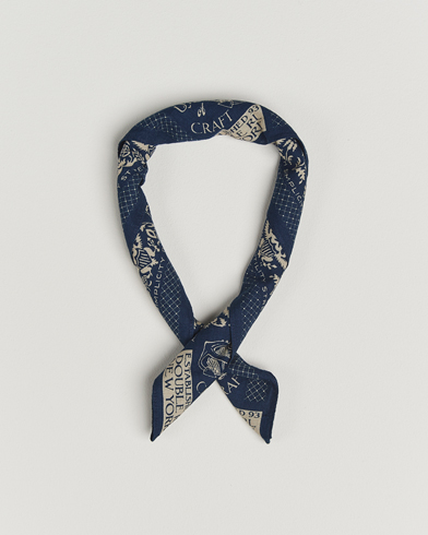 RRL Ried Bandana Indigo/Cream – Sininen
