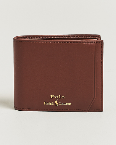Polo Ralph Lauren Leather Wallet Saddle – Ruskea