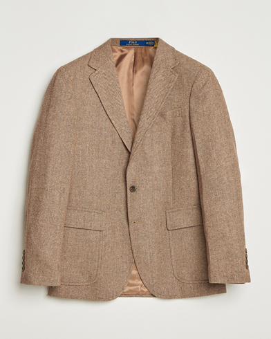 Polo Ralph Lauren Single Breasted Herringbone Sportcoat Brown/Tan – Ruskea