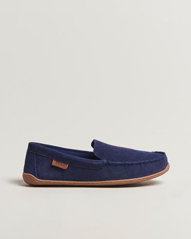 Polo Ralph Lauren Brenan Slipper Navy Suede – Sininen