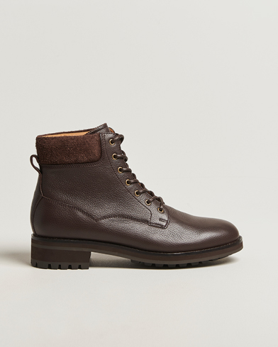 Polo Ralph Lauren Bryson Mid Boot Dark Brown Calf – Ruskea