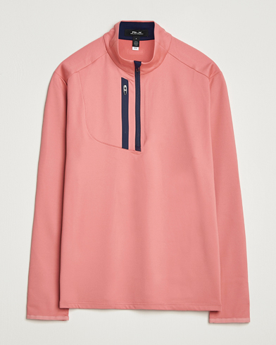 RLX Ralph Lauren Luxury Jersey Half Zip Desert Rose – Vaaleanpunainen