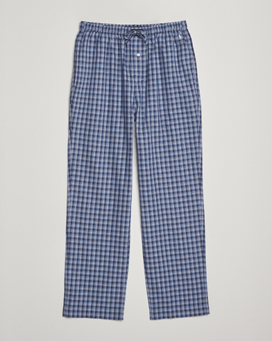 Polo Ralph Lauren Cotton Checked Pyjama Pants Navy – Sininen