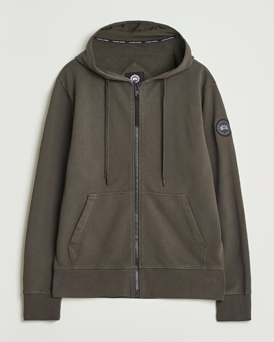 Canada Goose Black Label Huron Full Zip Hoodie Volcano – Harmaa