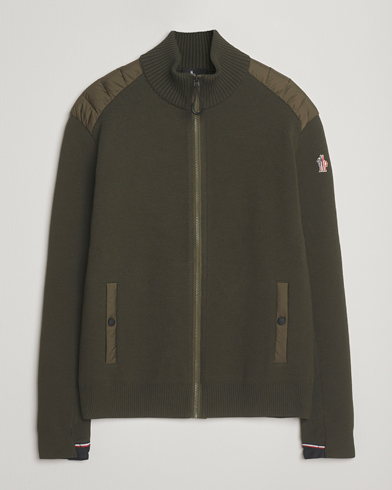 Moncler Grenoble Padded Hybrid Jacket Forest Green – Vihreä