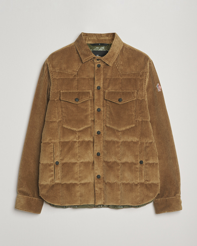 Moncler Grenoble Gelt Corduroy Shirt Jacket Brown – Ruskea