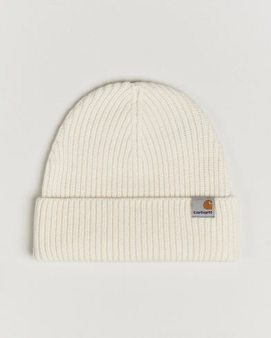 Carhartt WIP Gabe Wool/Cashmere Beanie Wax – Valkoinen
