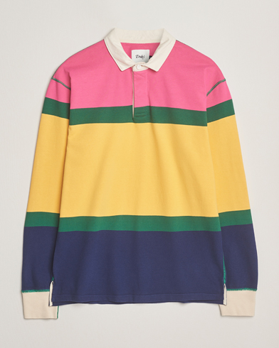 Drake's Multi Panels Rugby Shirt Multi – Monivärinen