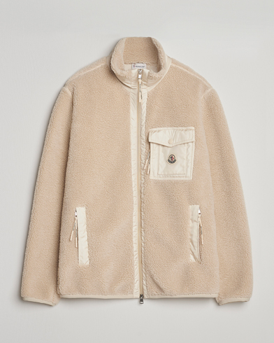 Moncler Hybrid Fleece Jacket Beige – Beige