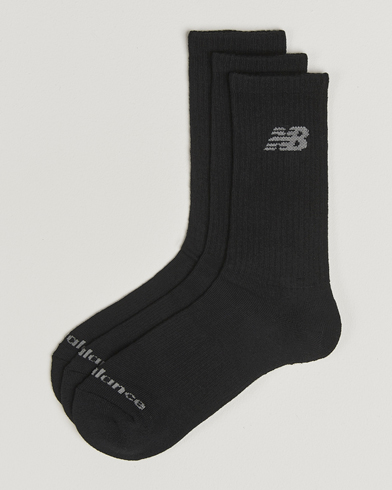 New Balance Running 3-Pack Performance Cotton Socks Black – Musta