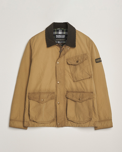 Barbour International Drifter Washed Wax Jacket Sand – Beige