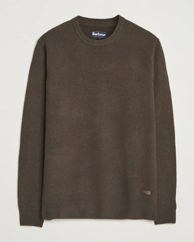 Barbour Lifestyle Patch Crew Dark Oak