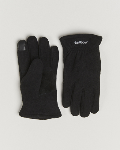 Barbour Lifestyle Coleford Fleece Gloves Black – Musta