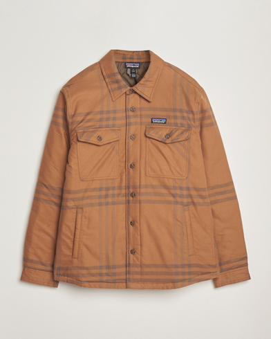 Patagonia Lightweigt Insulated Fjord Flannel Shirt Deer Brown – Ruskea